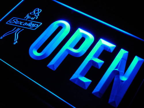 OPEN Sex Shop Adult Toys Lure Neon Light Sign